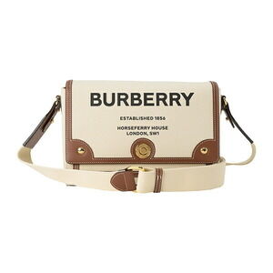 Burberry Horseferry Shoulder Bag Off White